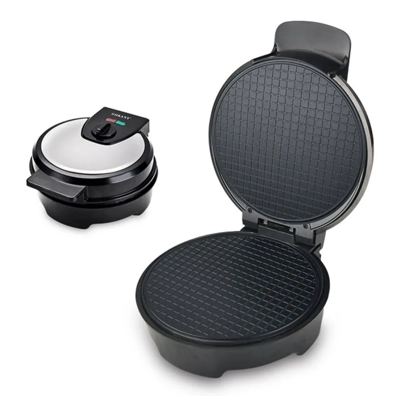 Зображення товару Вафельниця Sokany для тонких вафель 1200 Вт двосторонняя нагрівання антипригарне покриття SK-135SS2