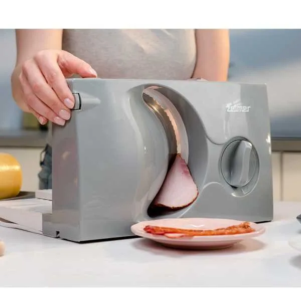 Зображення товару Слайсер Zelmer 150вт.,нар.0-15мм.,ніж нерж.сталь,корпус пластик. ZFS0916S1