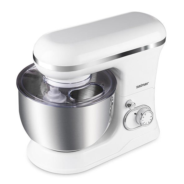 Міксер-тістоміс Zelmer 1200Вт.чаша 5,0л.,
6-ть швидкостей,Функція пульсації,Чаша Нержавіюча сталь ZKR 1350 Міксер-тістоміс Zelmer 1200Вт.чаша 5,0л.,
6-ть швидкостей,Функція пульсації,Чаша Нержавіюча сталь ZKR 1350 фото товару