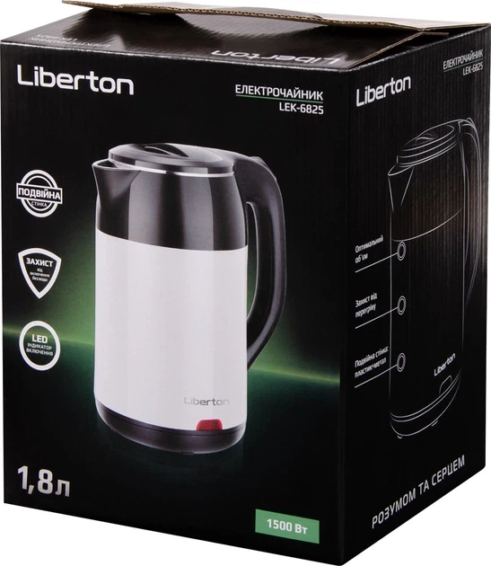 Зображення товару Чайник пластик Liberton LEK-68255