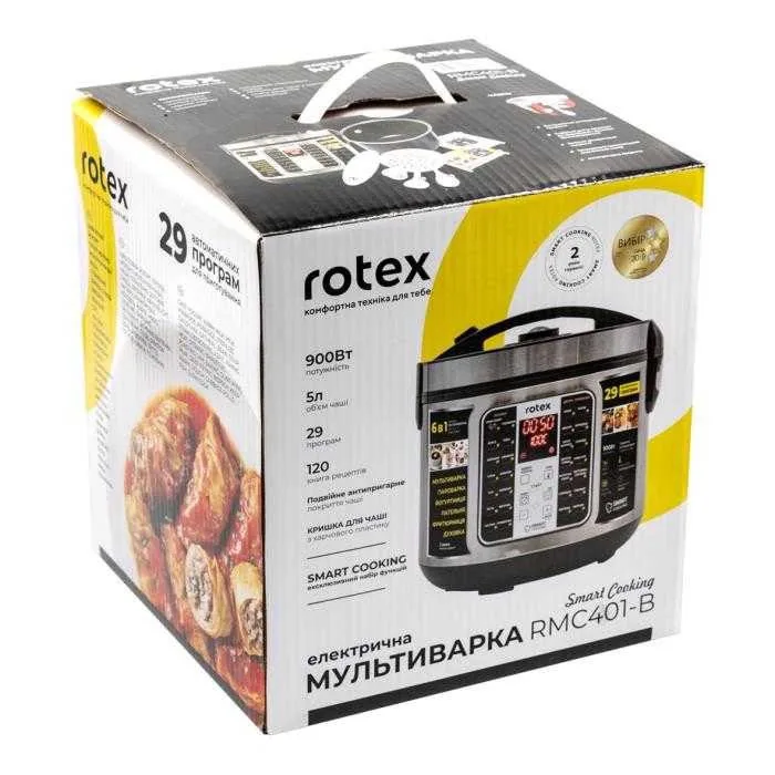 Зображення товару Мультиварка Rotex RMC401-B1