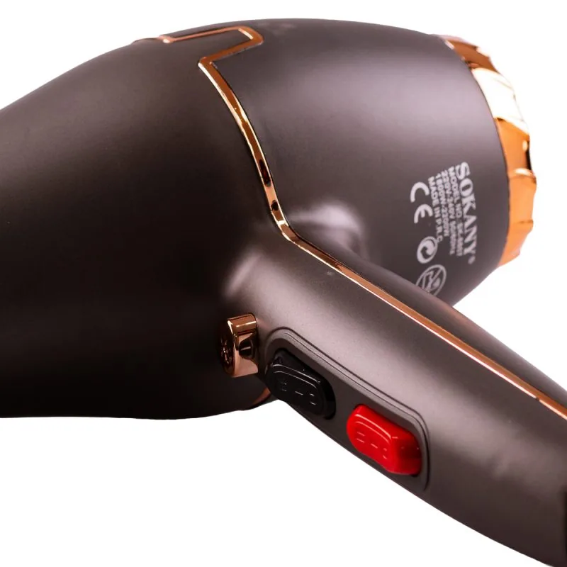 Зображення товару Фен Sokany 2600вт.,2 реж.швидкості,2 реж.темп.,реж.холодного повітря,концентратор,захист від перегріва SK-88075