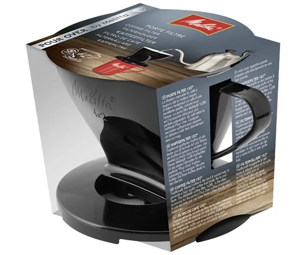Зображення товару Пуровер Melitta FilterCone 1X2 Black FilterCone1X2B (400650821755)1