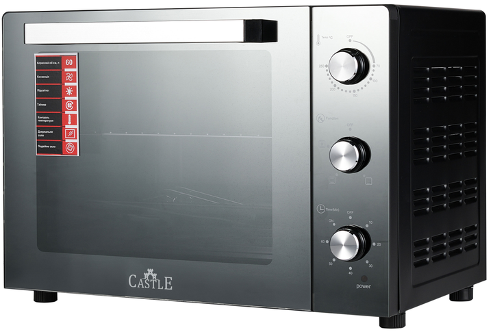 Духовка настільна Castle CPE-60S Духовка настільна Castle CPE-60S фото товару
