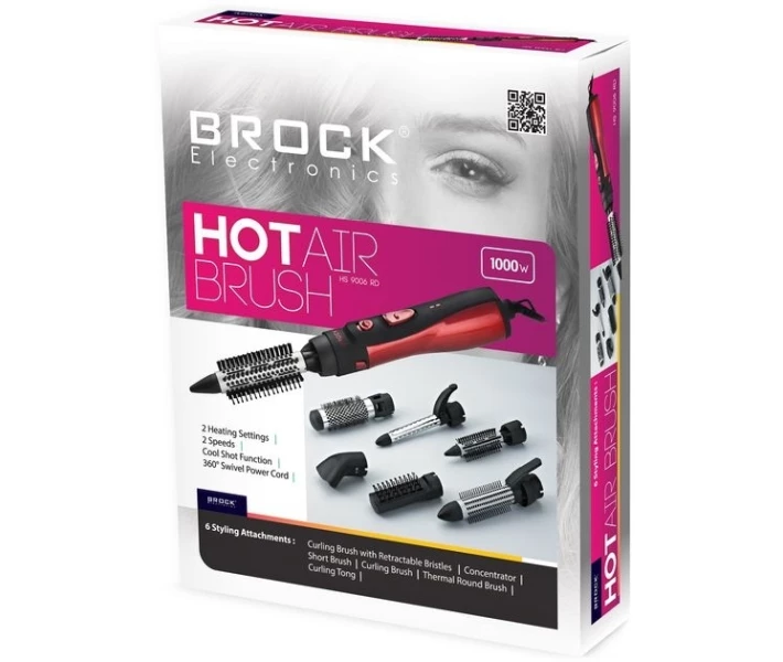 Зображення товару Фен-щітка Brock HS 9006 RD1