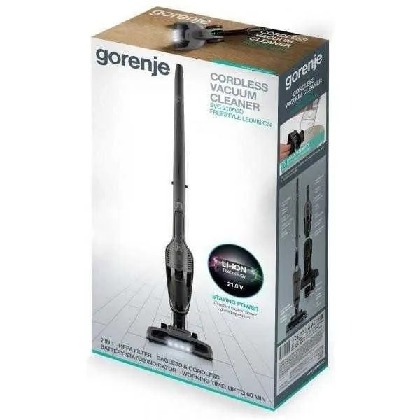 Зображення товару Пилосос вертикальний Gorenje SVC 216 FGD1