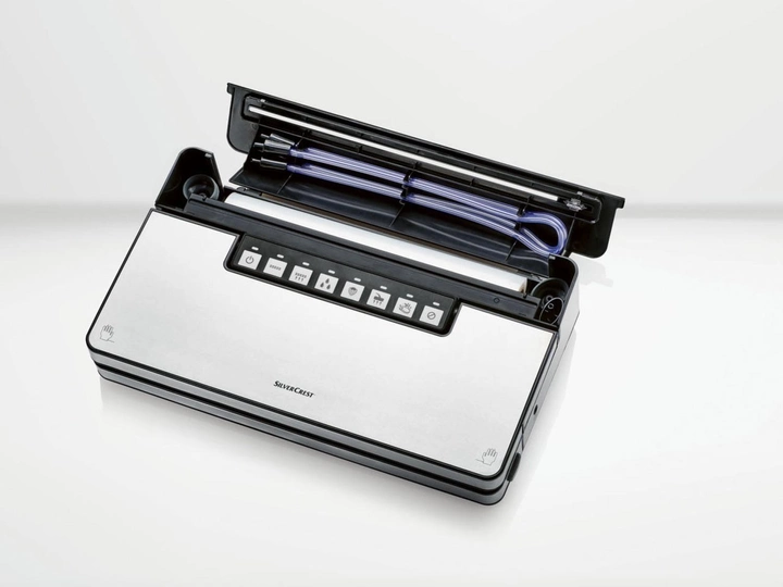 Зображення товару Вакууматор Silver Crest 160Вт,сухий/вологий режим,24 л/хв,пакети 22см х 30см-5штук,
пакети 28см х 40см-5штук,
рулон 20см х 200см SVEB 160 B21