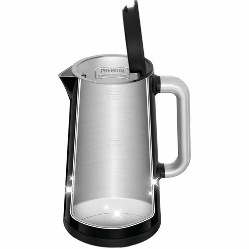 Зображення товару Чайник Tefal 1800вт,1,7л.,двохшаровий корпус нерж.сталь,пластик,рег.темп.40-100°C.1
