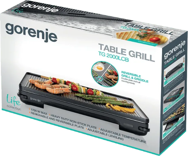 Зображення товару Гриль Gorenje TG 200LCB1