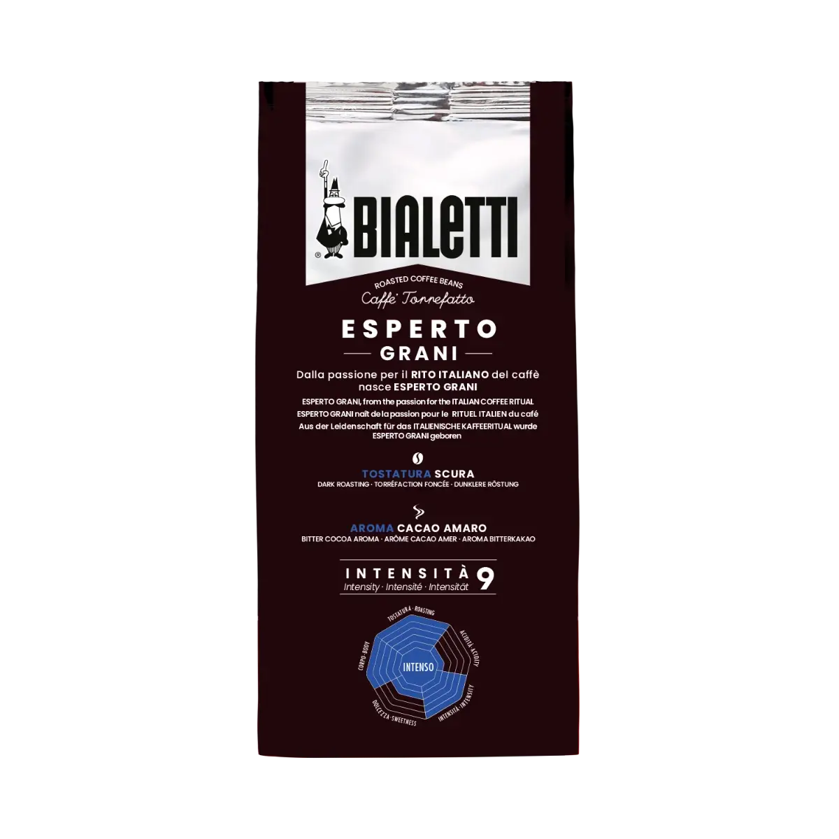 Зображення товару Кава зерно Bialetti 500г Esperto Grani Intenso 500gr1