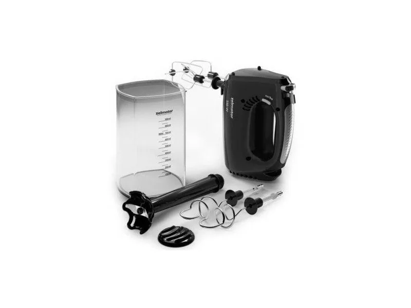 Зображення товару Міксер Zelmotor 550вт.,2 вінчик.,2 гачки для тіста,блендер пласт.,мірний стакан. 451.5 Black1