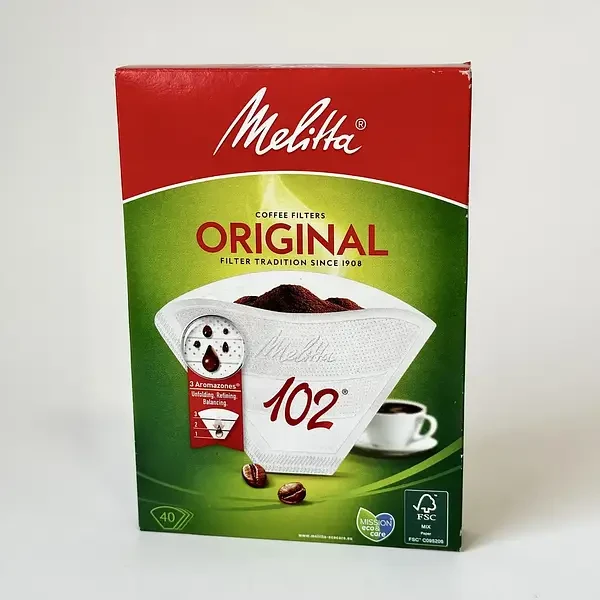 Фільтр для кавомашин Melitta FilterPaper 102/40 (400650820006) 400650820006 Фільтр для кавомашин Melitta FilterPaper 102/40 (400650820006) 400650820006 фото товару