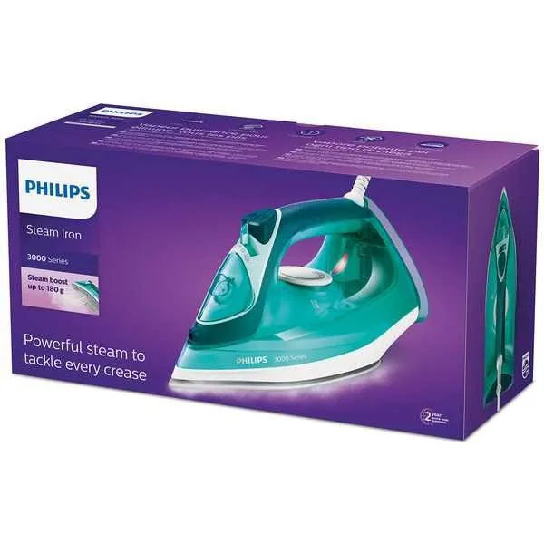 Зображення товару Праска Philips 2400вт.,під.кераміка,паровий,рез.для води 300мл.,антинакип. DST3030/701
