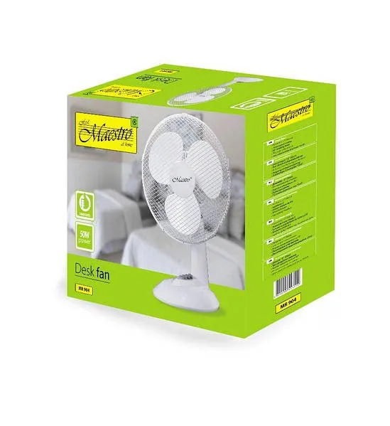 Зображення товару Вентилятор настільний Maestro 50вт.,3реж.,пластик. MR-9041