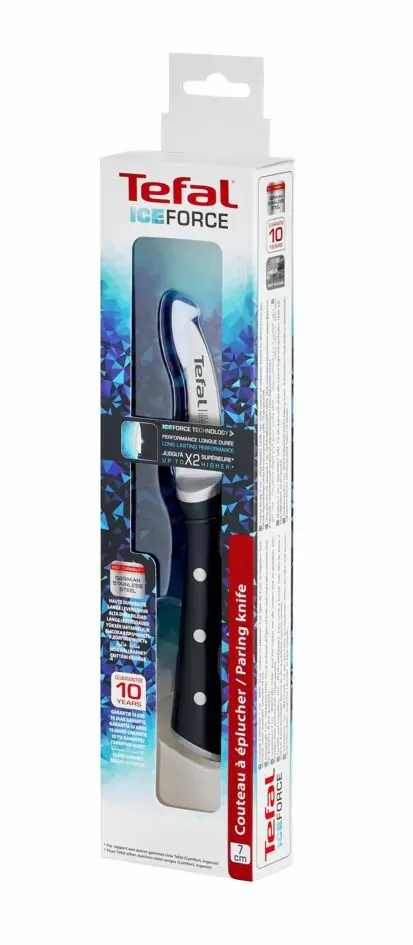 Зображення товару Ніж вигнутий для овочів Ice Force 7 см Tefal K23212141