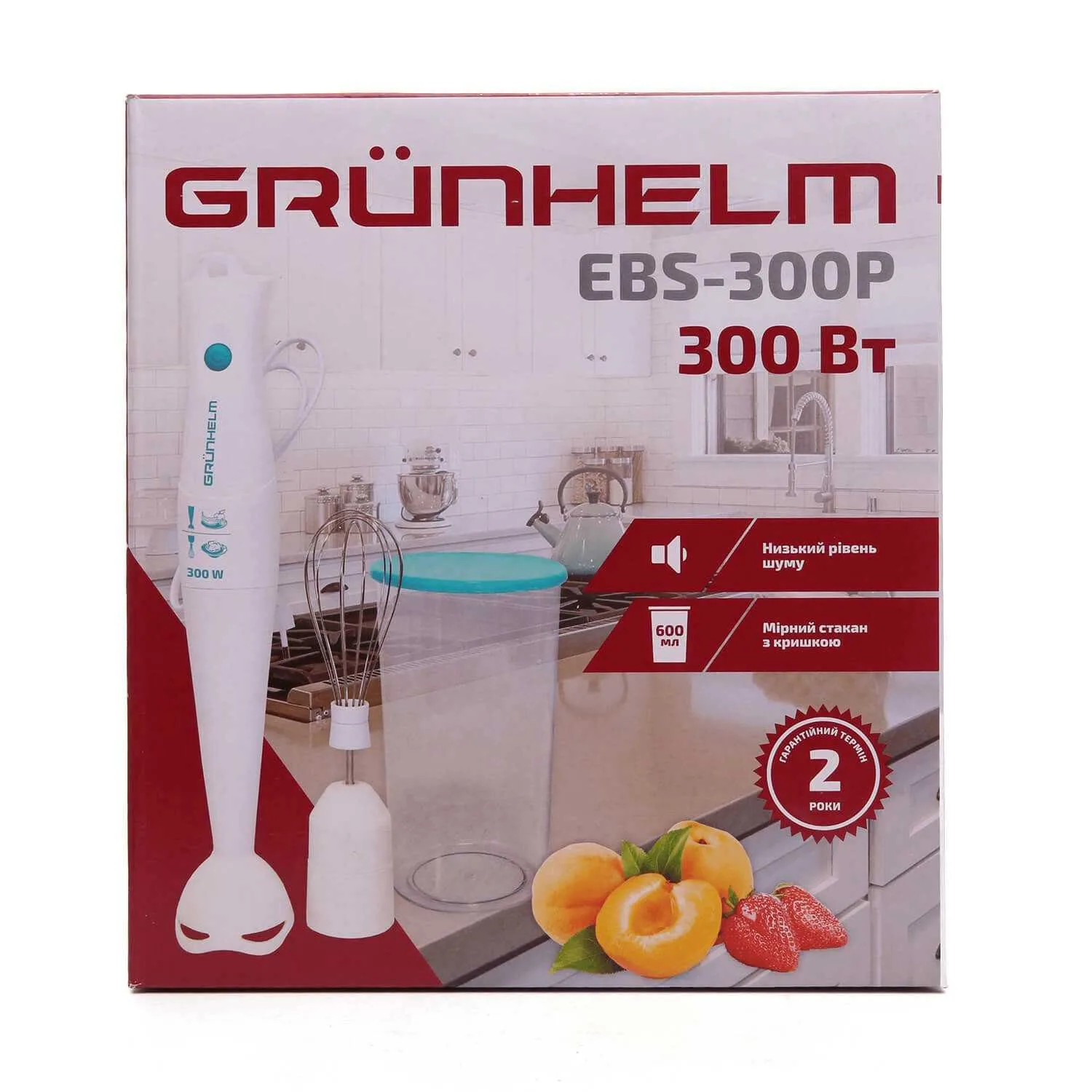 Зображення товару Блендер погружний Grunhelm EBS-300P1