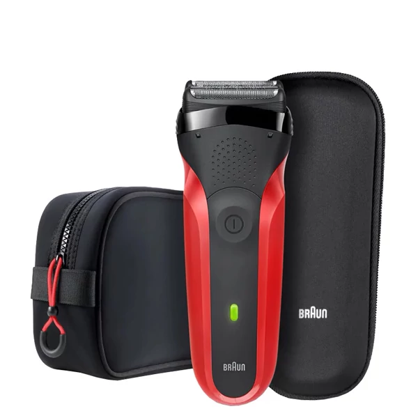 Зображення товару Бритва Braun аккумулятор-20хв.,3 брит.плав.голов.,швид.заряд.,очист.під водою. 300TS Red1