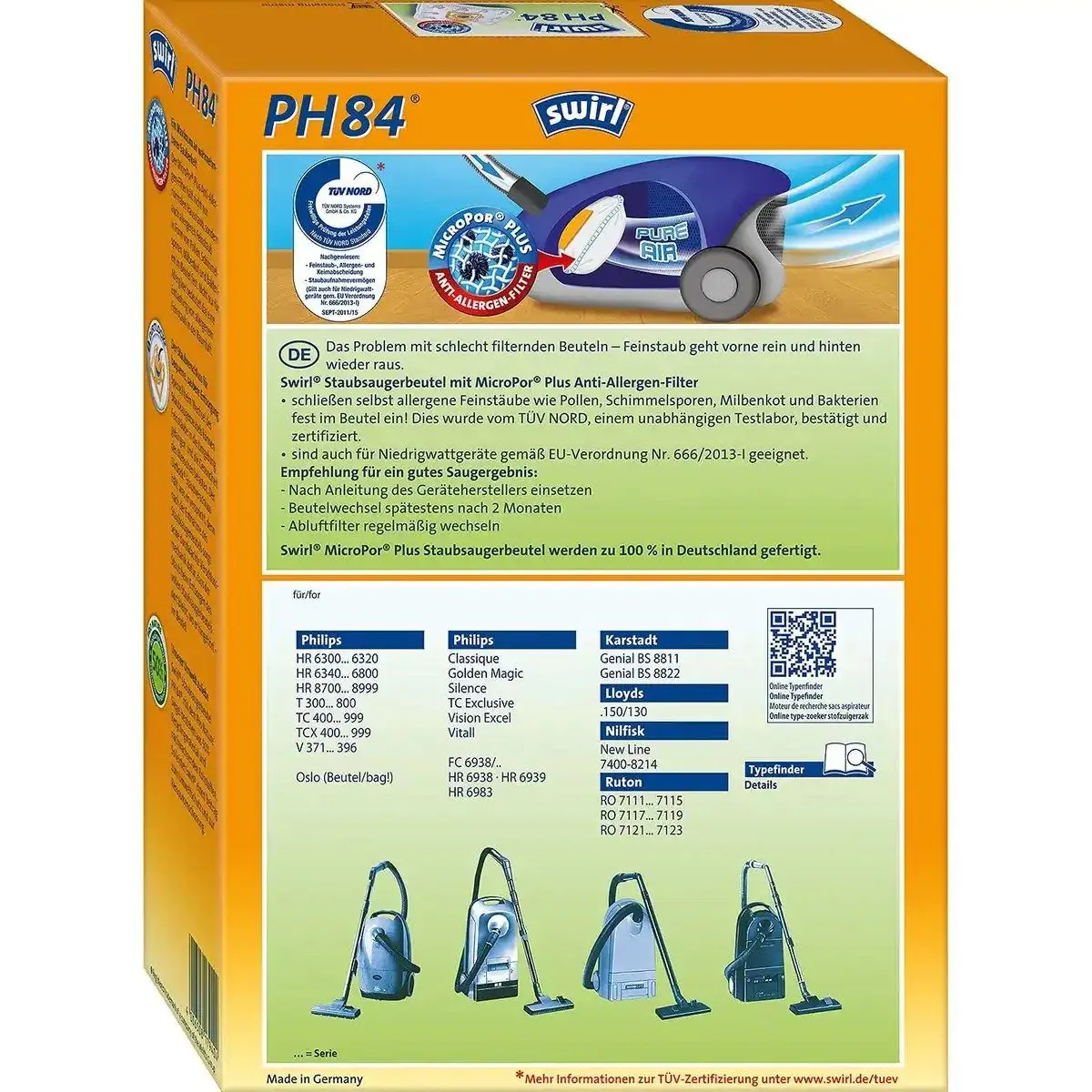 Зображення товару Мішок для пилос. Swirl Swirl PH841