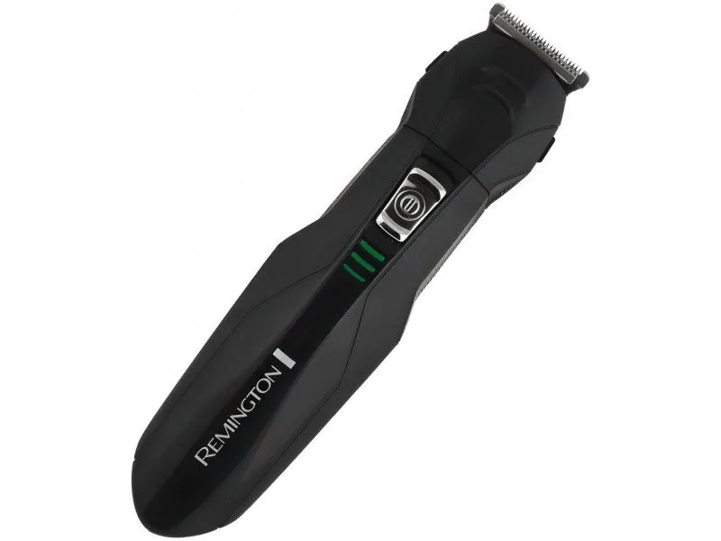 Зображення товару Машинка для стрижки Remington аккумулятор 40хв.,насад.1.5-16мм.,2 тримера,міні-бритва,індик.заряд.,підставка. PG60301