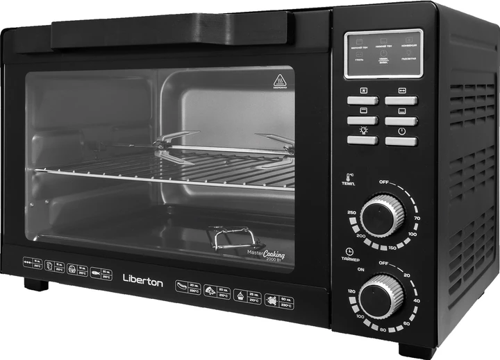Зображення товару Духовка настільна Liberton LEO-501E Black1